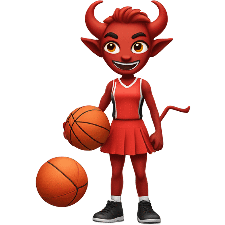 Netball devil emoji