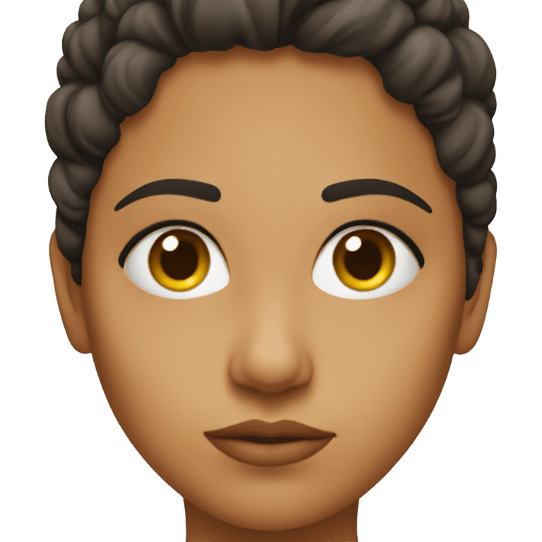 Latina serious girl  emoji