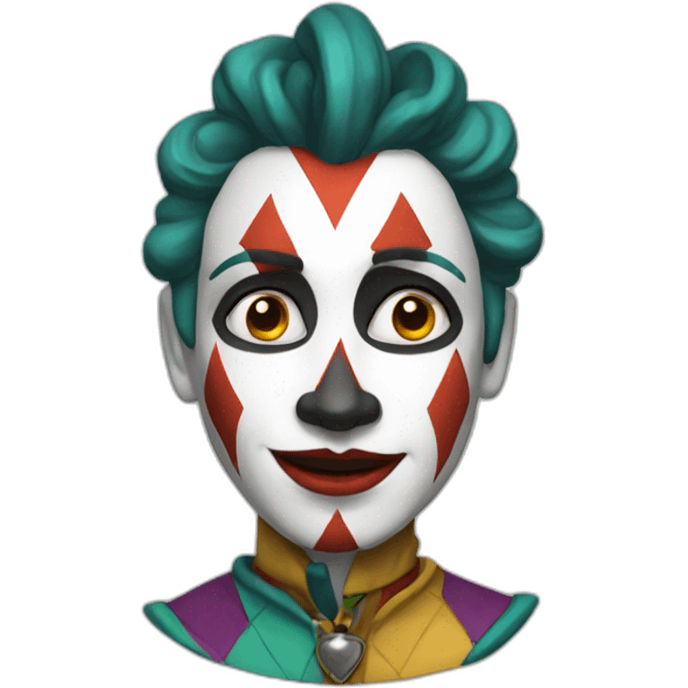 harlequin  emoji