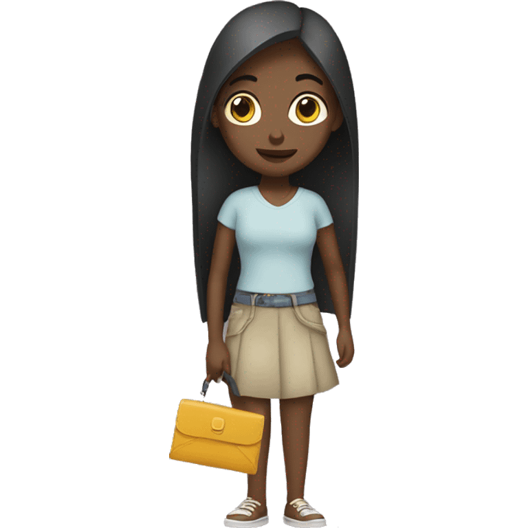 girl with empty wallet emoji