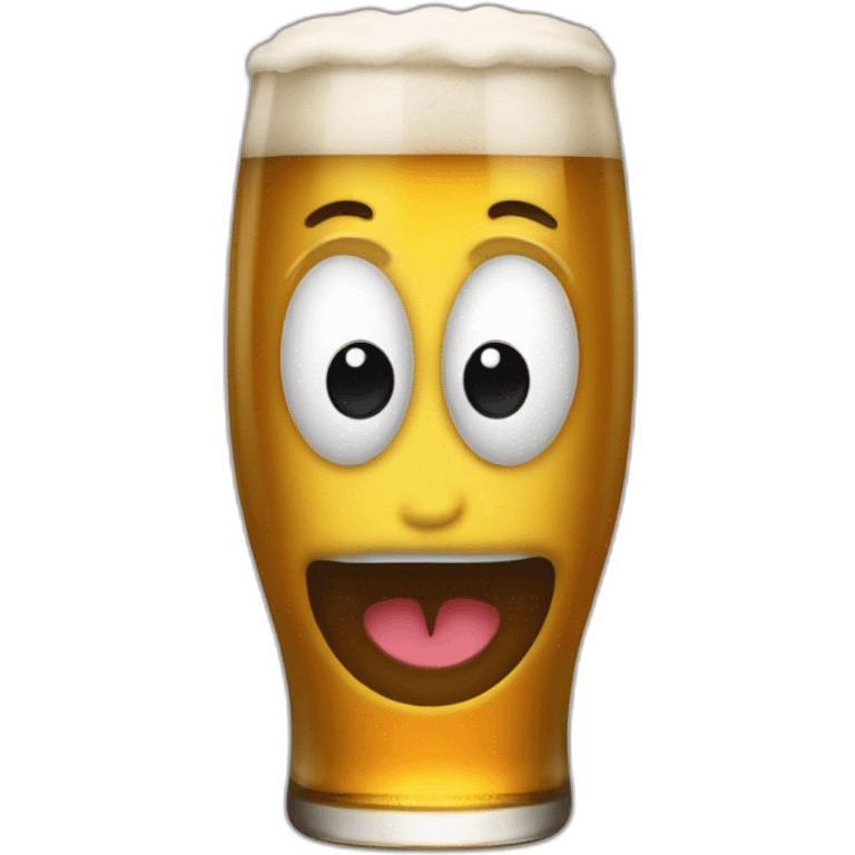 Gouloum qui boit de la bière emoji