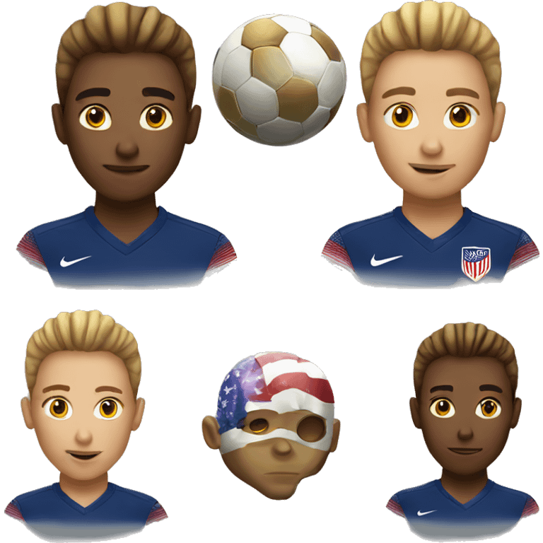 USA soccer emoji