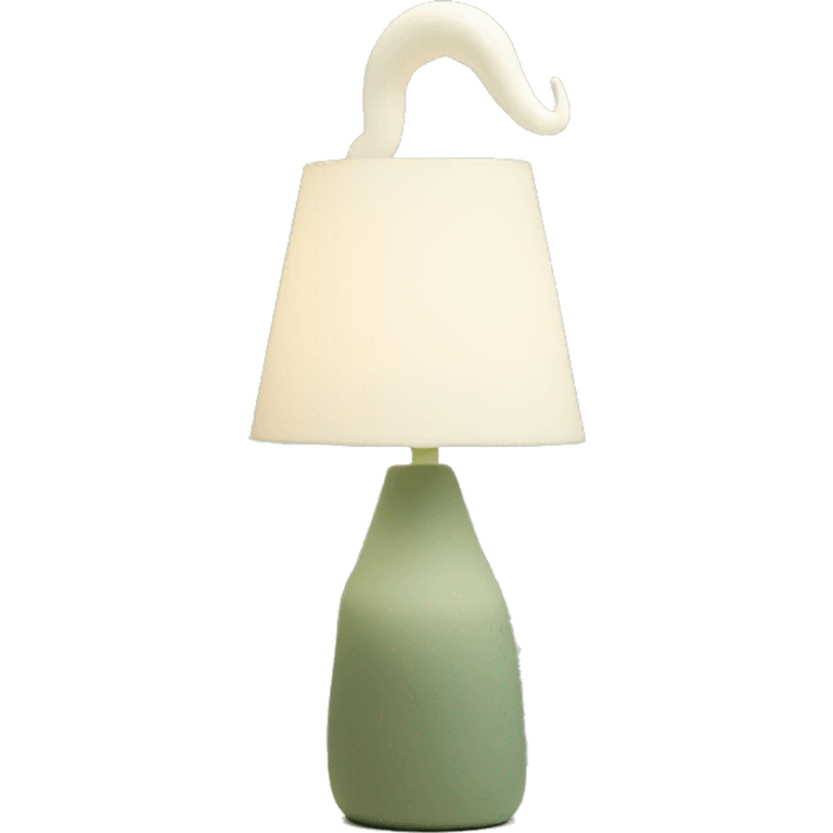 Capricorn vibe lamp sage green emoji