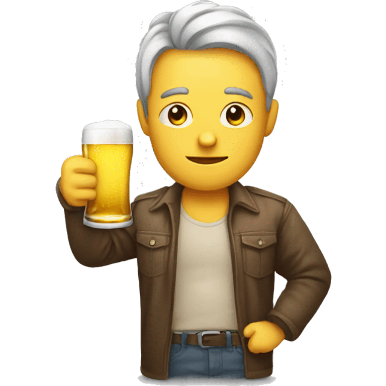 a person that doesnt drink 2 litres of beer emoji