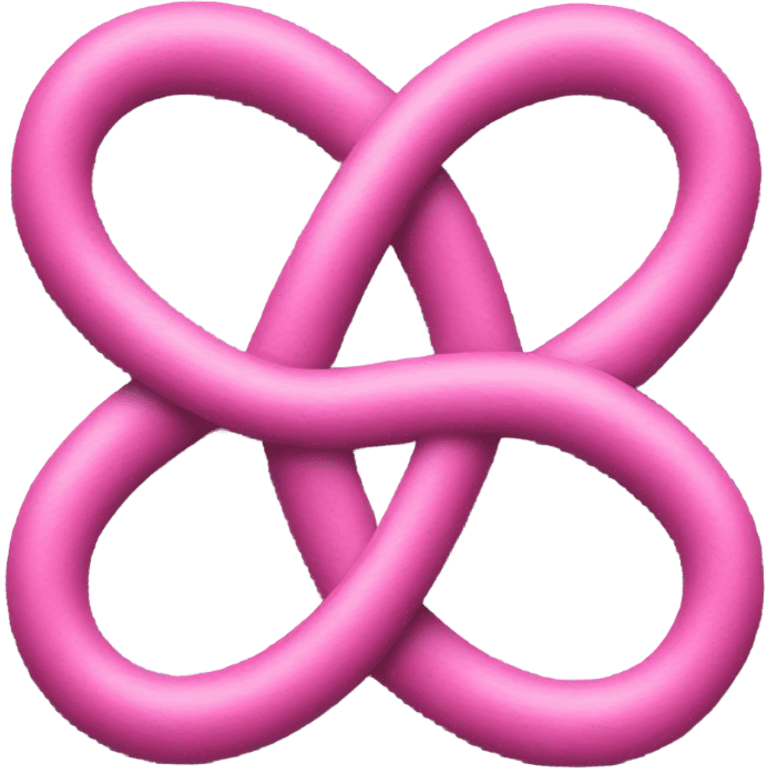 Infinity love pink  emoji