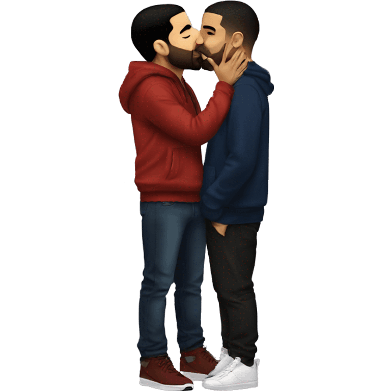 drake kissing drake emoji