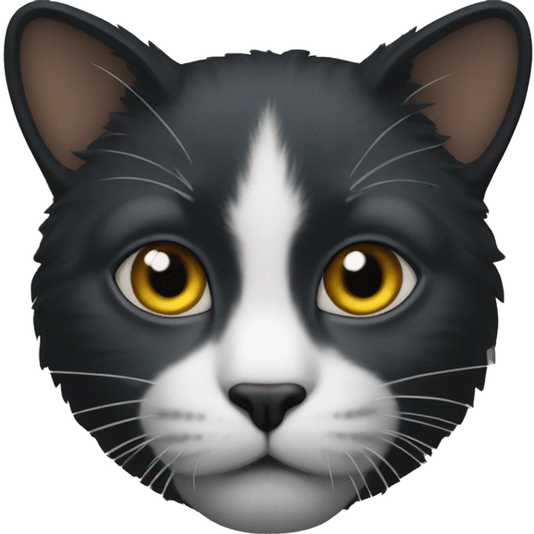 Un gato negro  peludo emoji