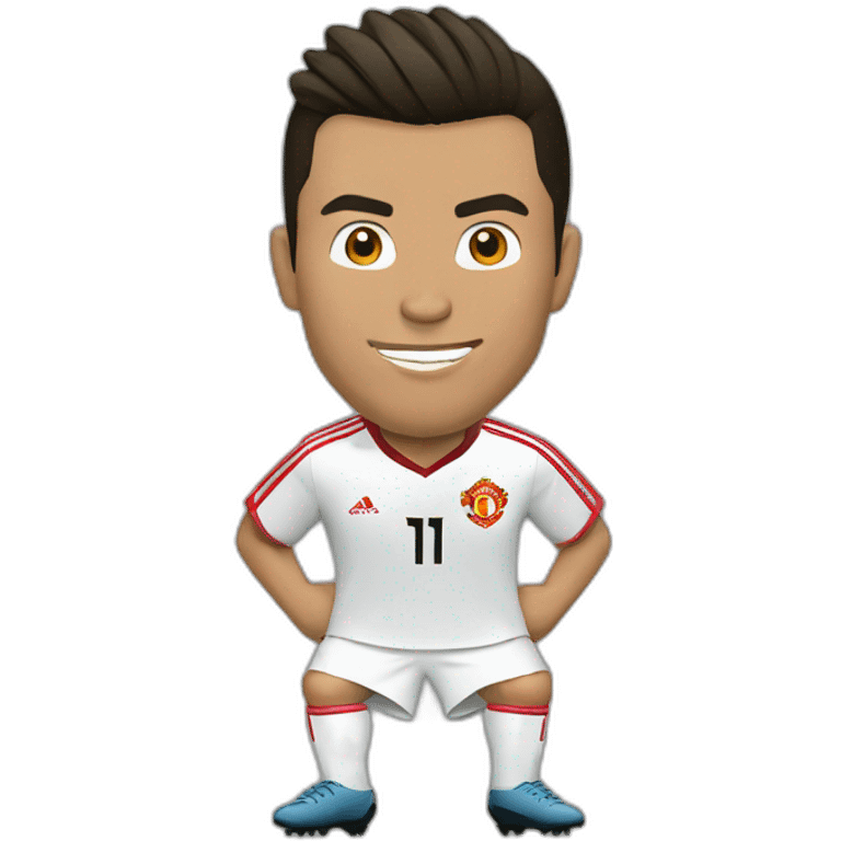 cristiano ronaldo 2008 manchester united emoji