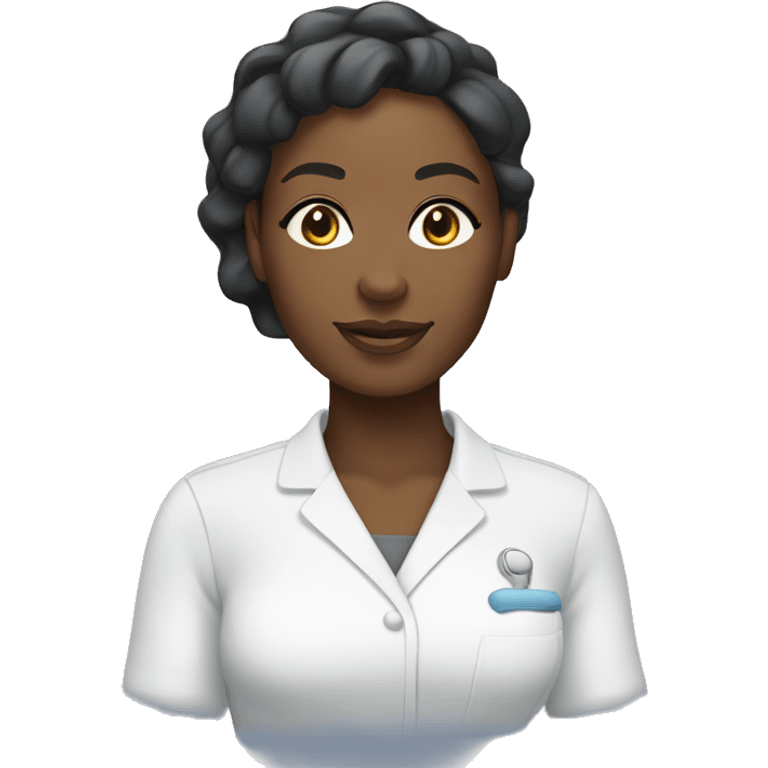 African American massage therapist emoji