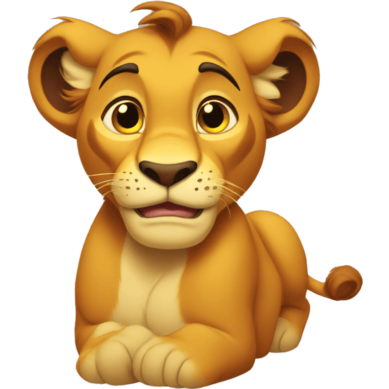 simba disney emoji