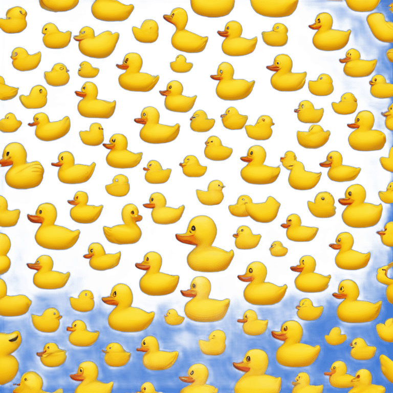 Yellow rubber duck emoji