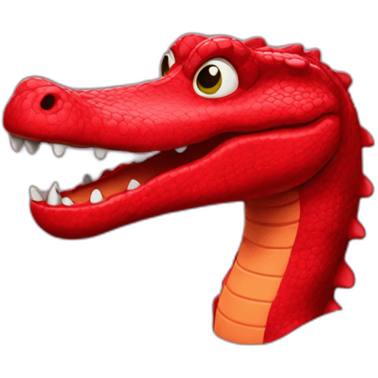 red gator emoji