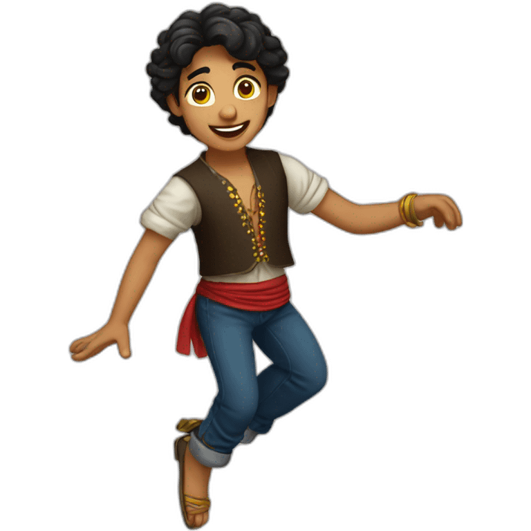 dancing gipsy boy emoji