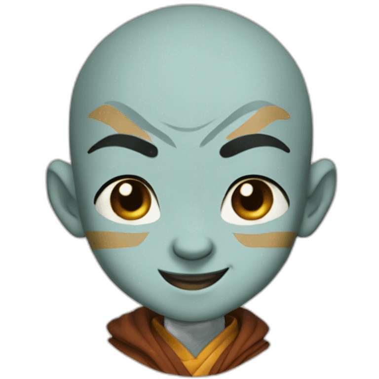 Aang from Avatar The Last Airbender emoji