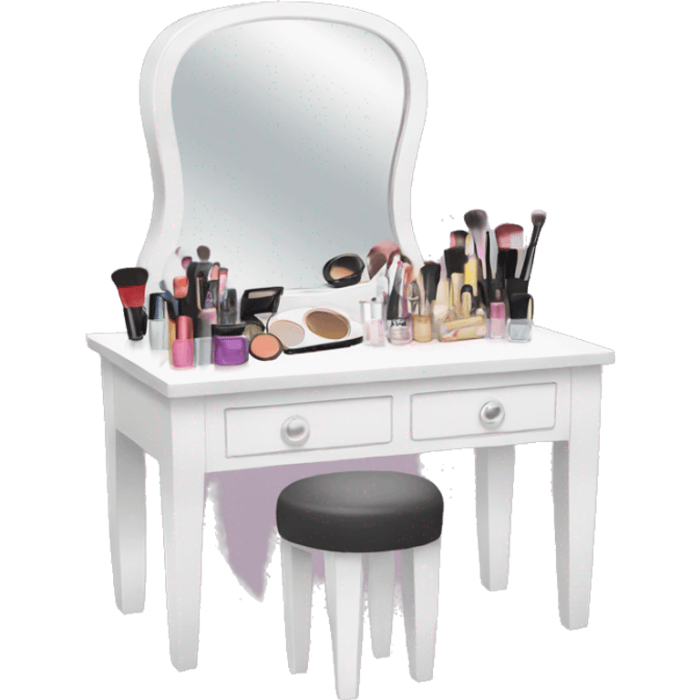 Makeup vanity emoji