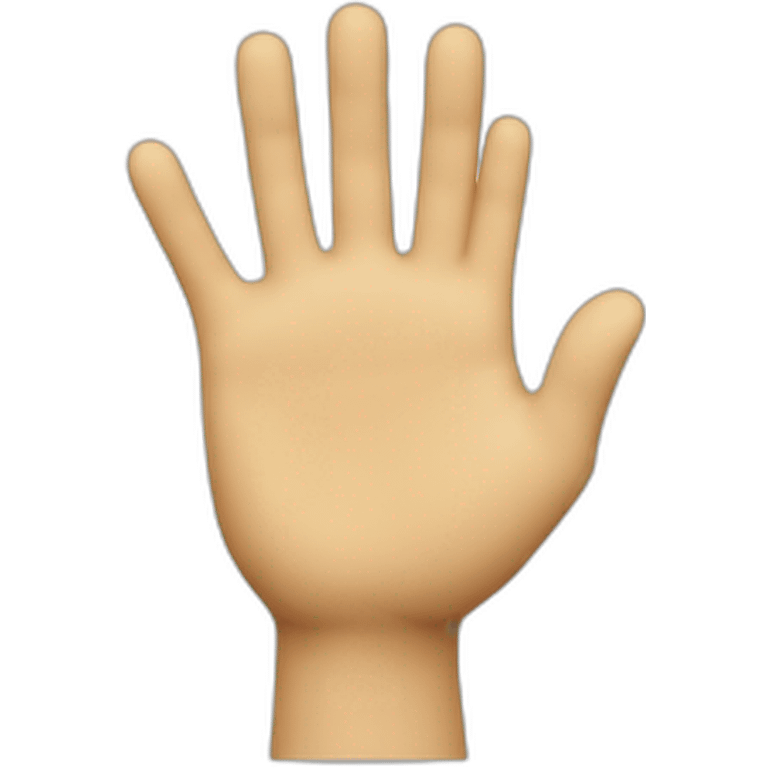 hi hand waving emoji