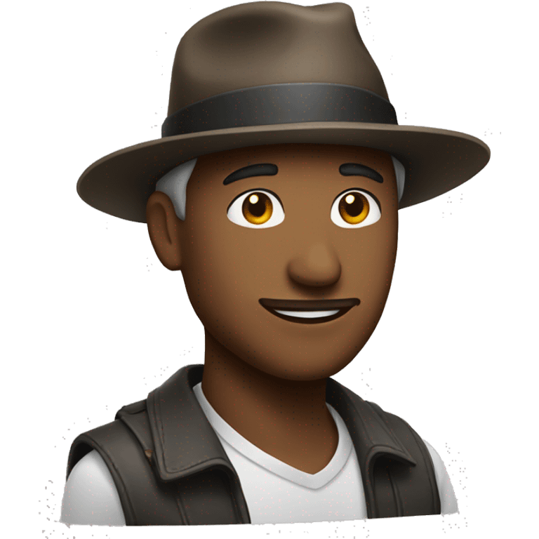 A man with hat  emoji