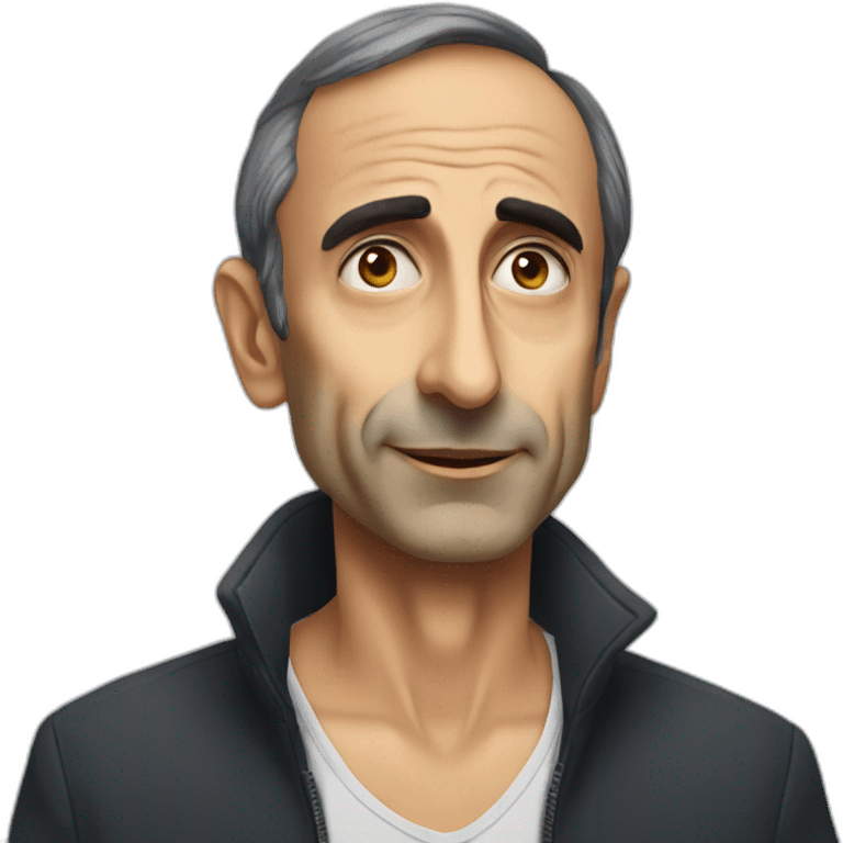 Eric Zemmour avec un voile emoji