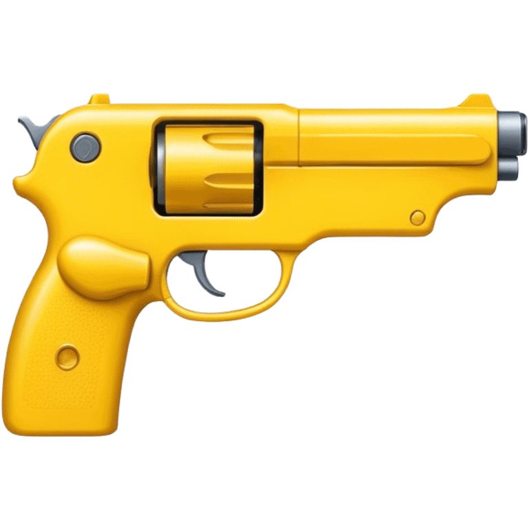 Yellow gun emoji