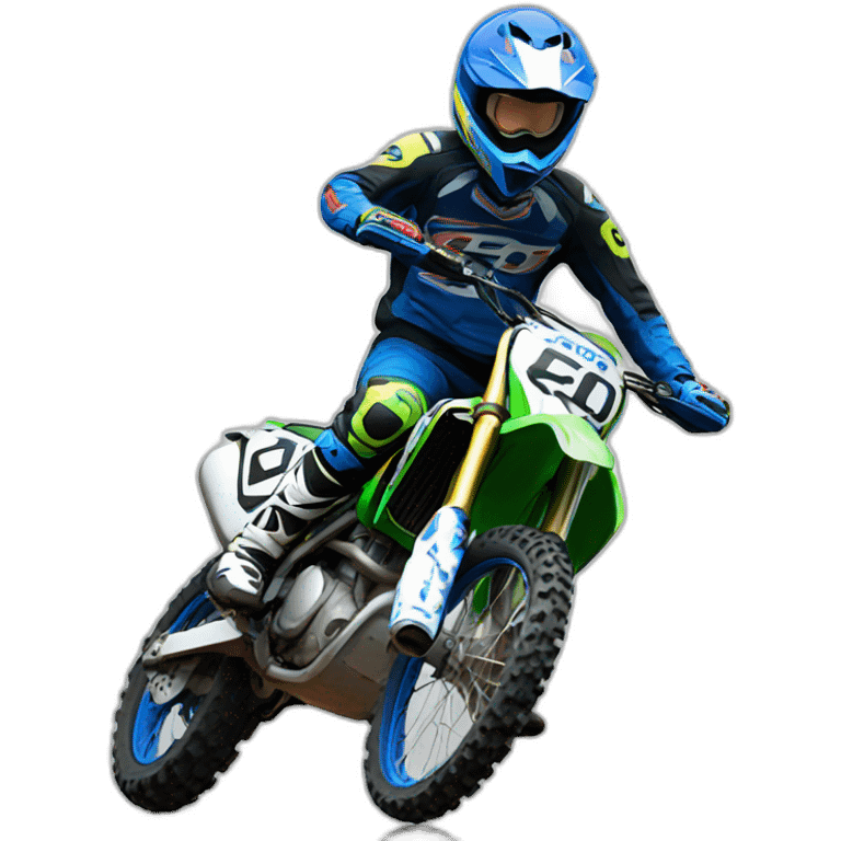 Moto cross emoji