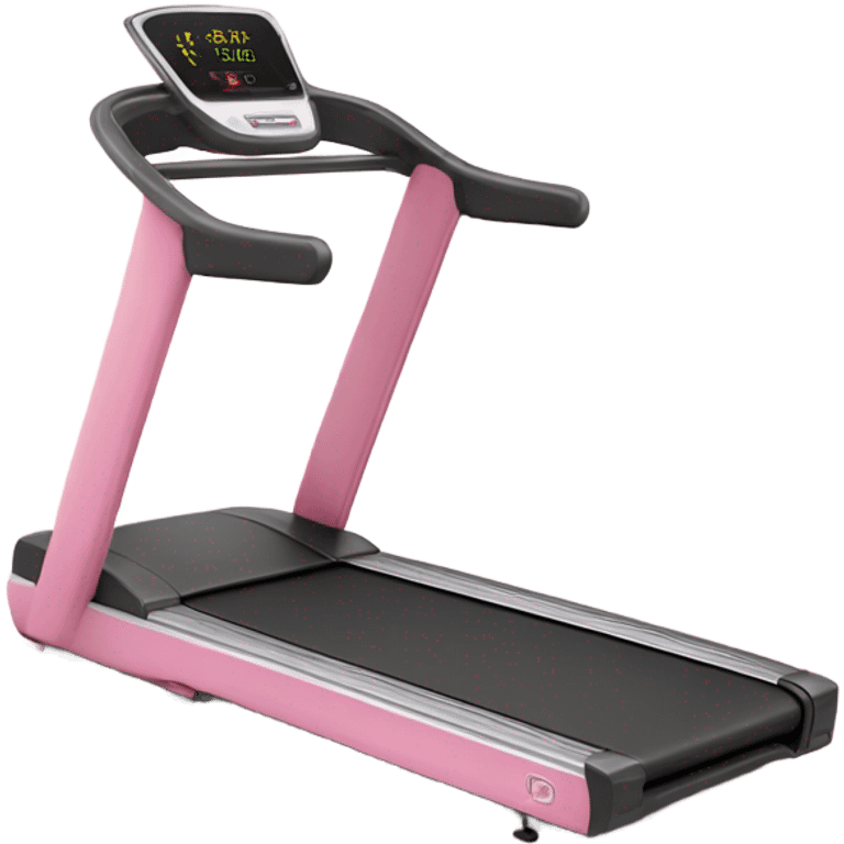 pink treadmill emoji