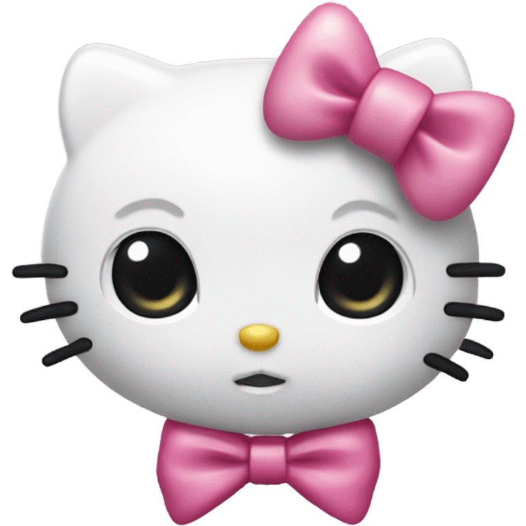 Hello Kitty pleading face emoji