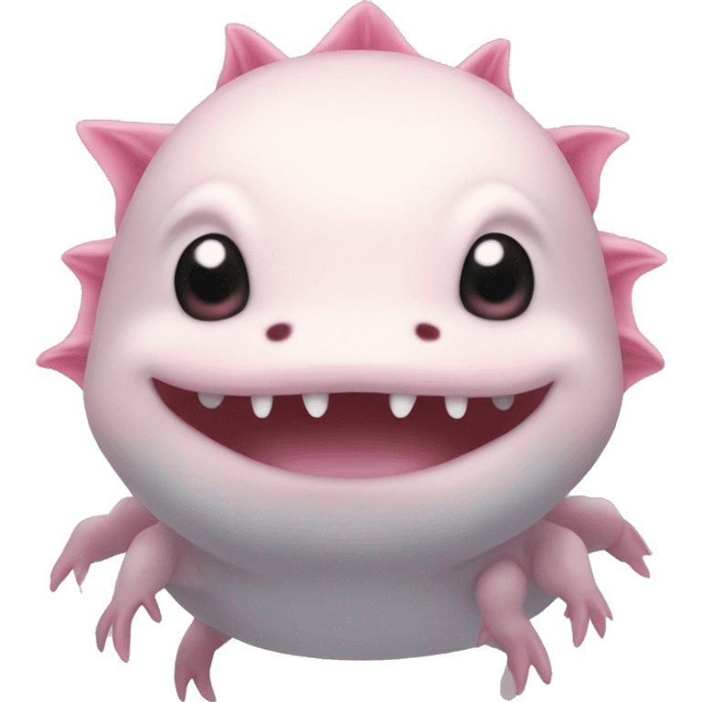 Kawai axolotl emoji