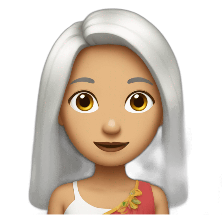 Bonita trigueña emoji