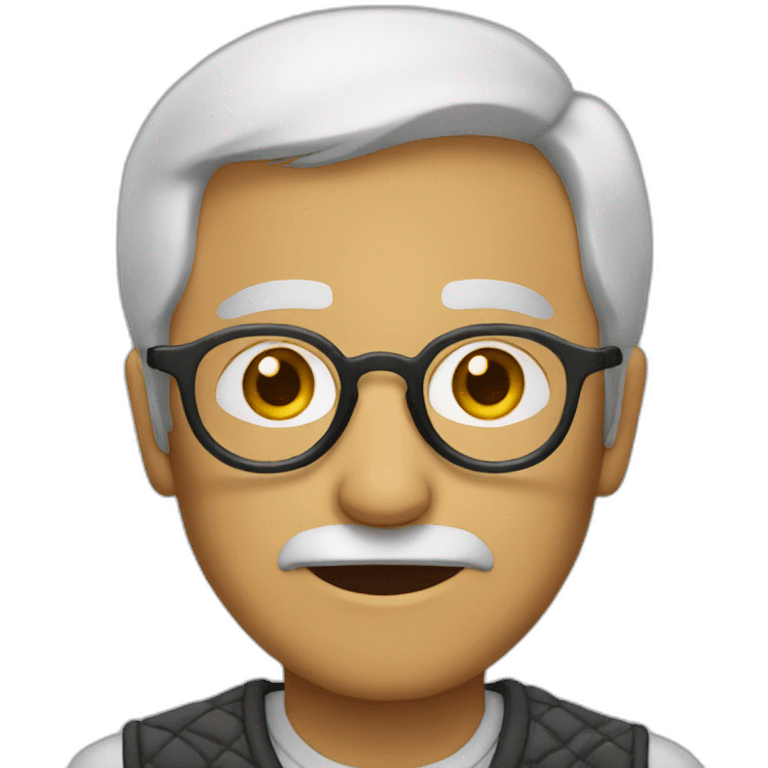 old man glasses emoji