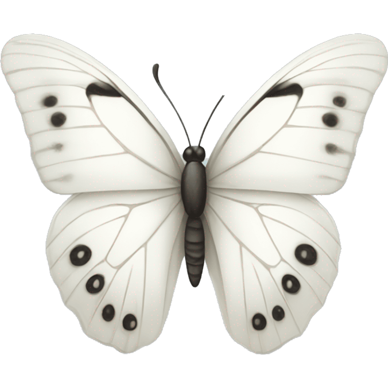 white butterfly emoji