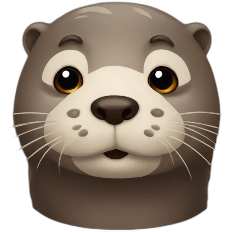 otter sad emoji