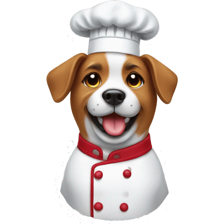 Chef dog emoji