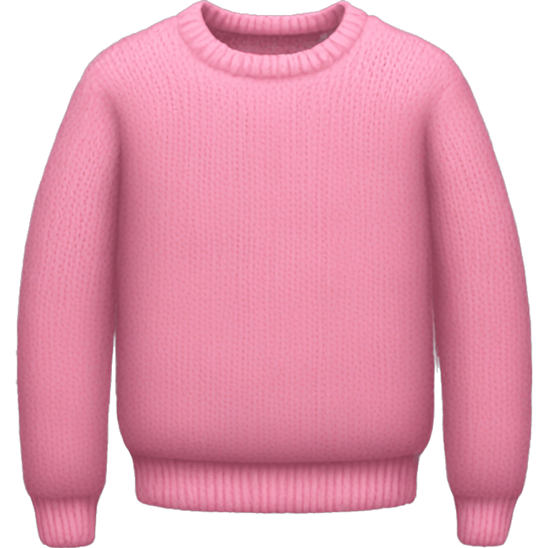 Pink sweater  emoji