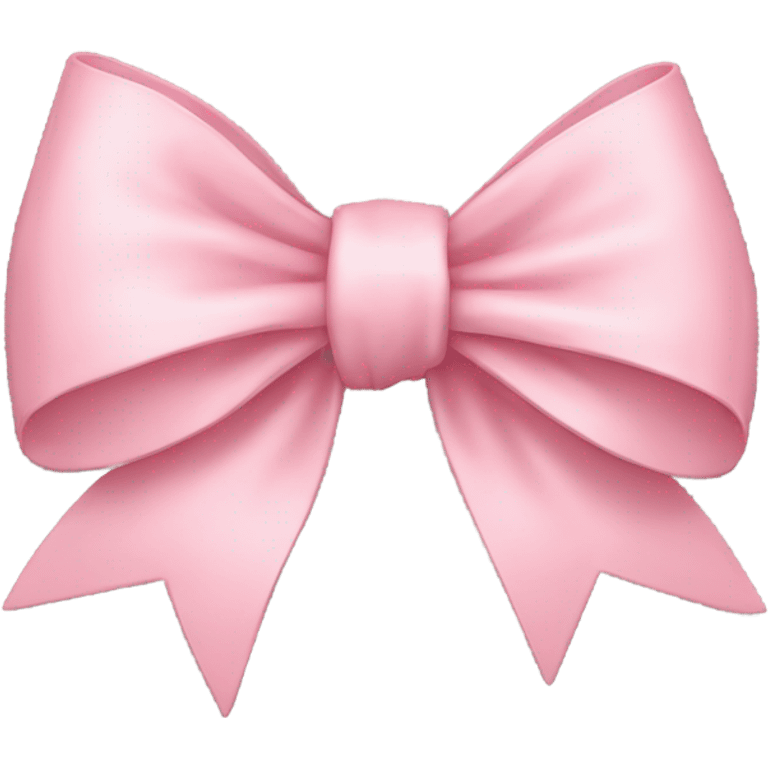 Light pink bow tied with ribbon emoji