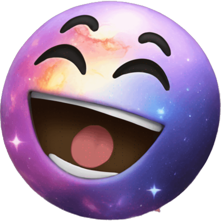 Galaxy laughing emoji  emoji