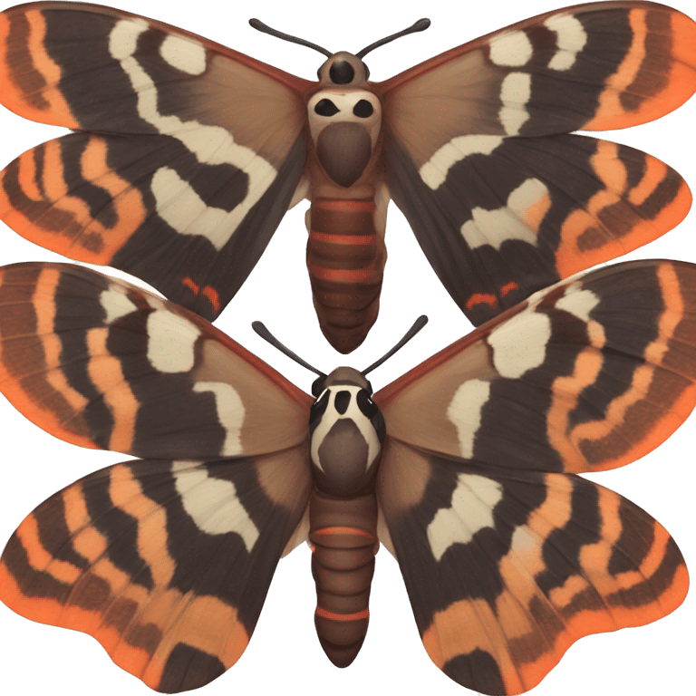 Cecropia moth emoji