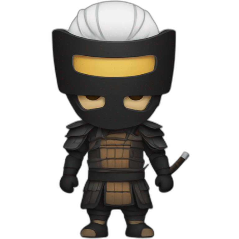 Ronin wearing a mask emoji