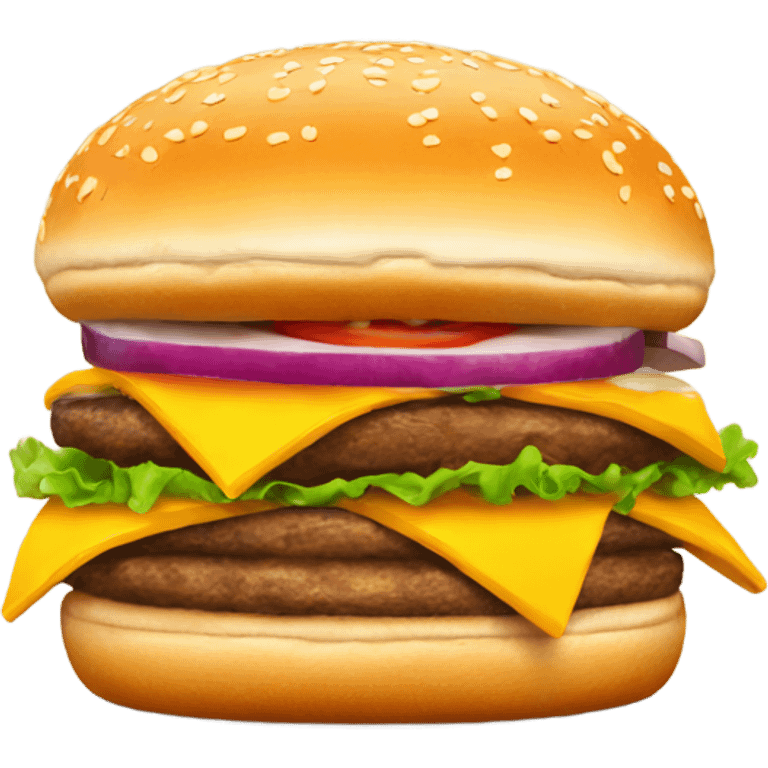 burger with frie emoji