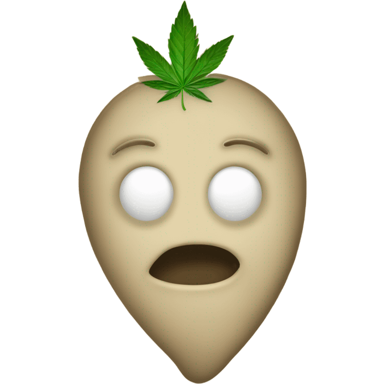 a spoonful of hemp seeds emoji