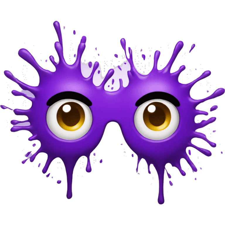 purple splatter emoji