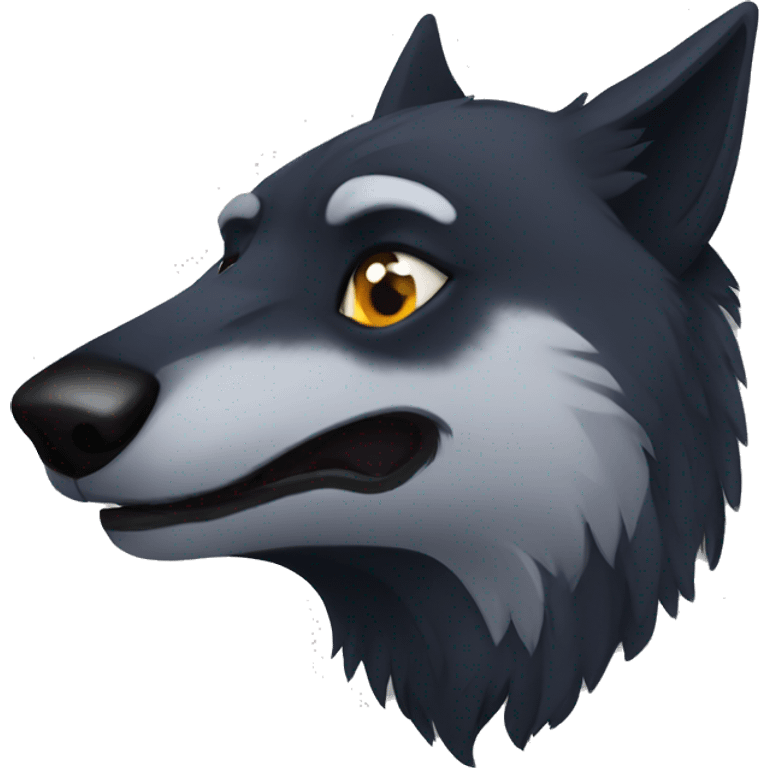 Wolf Raven emoji