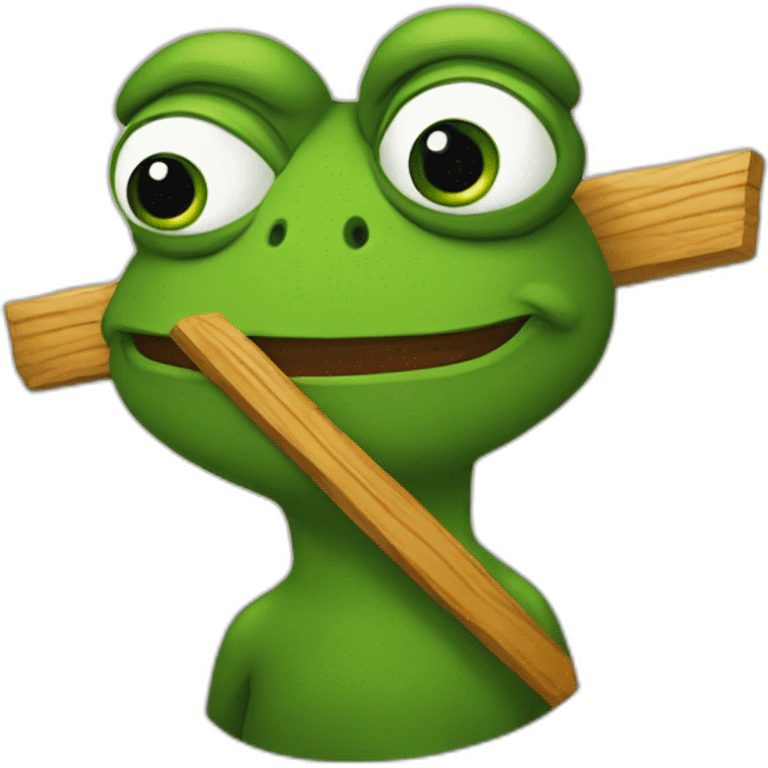 pepe christian cross emoji