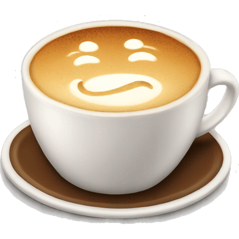 Coffee latte emoji