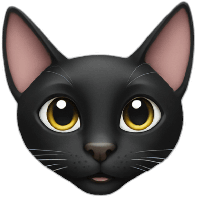 Black cat oasis emoji