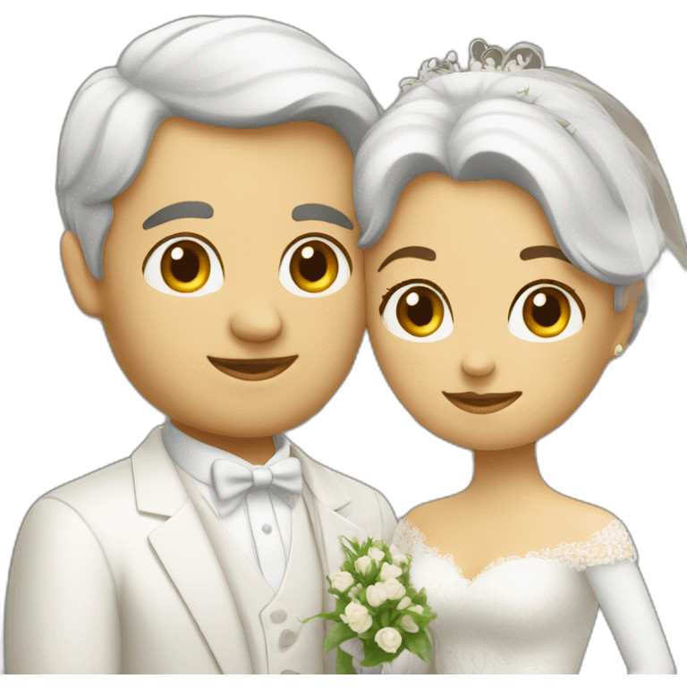 Italian women and white get getting married emoji