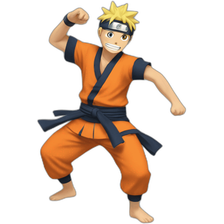 Naruto dancing emoji