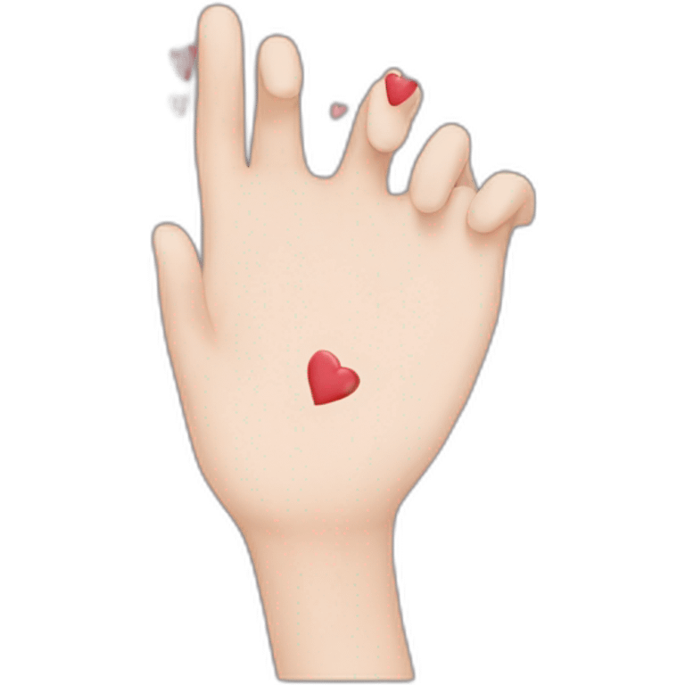 Love hand korea emoji