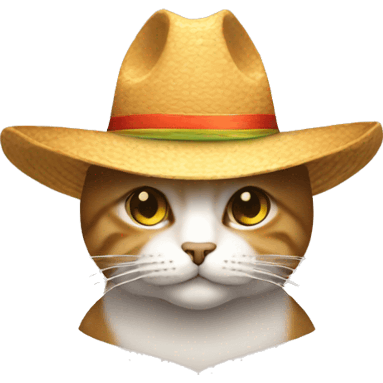 Gato con sombrero  emoji