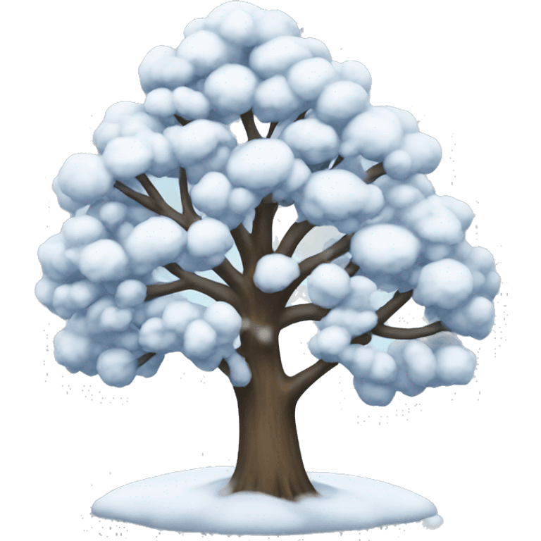 Winter tree emoji