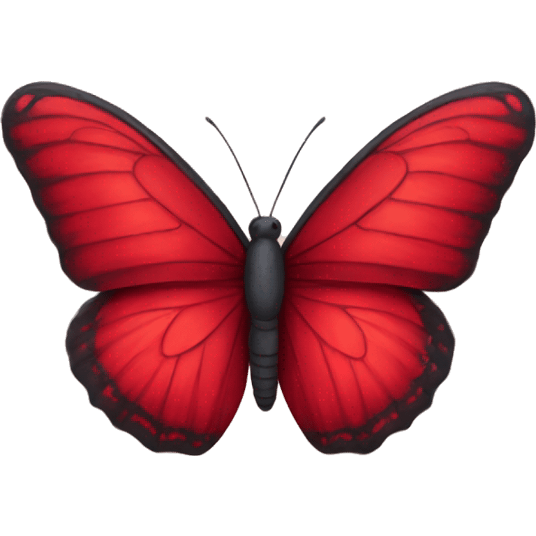 Red butterfly emoji